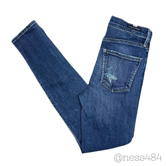 Citizens of Humanity Distressed Rocket High Rise Skinny Jeans 27x29 - Picture 3 of 9